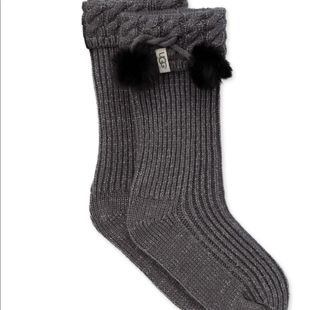 HP🎉🎉Adorable UGG Pom Pom Boot Socks